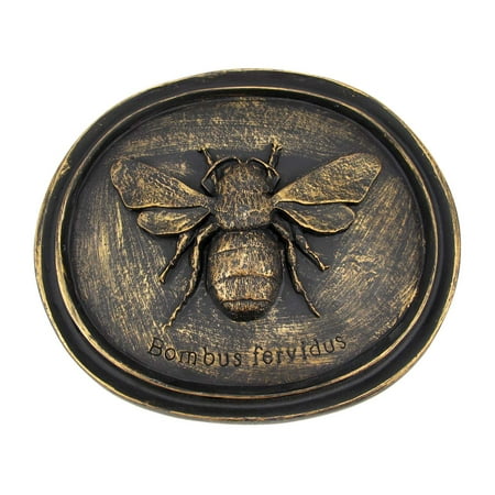 Bronze Finish Bumblebee Wall Plaque Entomology