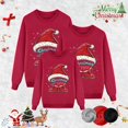 thumbnail image 2 of Fgnfyis Chandails à Col Rond Assortis pour la Famille pour Parents et Enfants Tenues de Vacances Confortables Pyjamas de Noël pour Enfants Rouge_004 6-7 Ans, 2 of 4