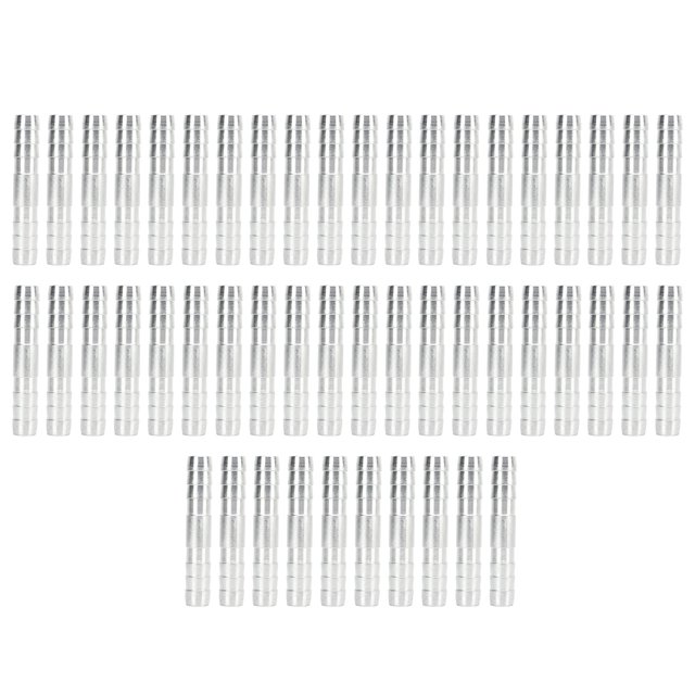 Connecteur de Barre de Tuyau Réfrigérant, Raccord de Barre de Tuyau de Climatisation en Aluminium 50pcs Résistant aux Rayures pour les Voitures pour les Camions 3/8 Po, 1/2 Po, 5/8 Po, 3/4 Po