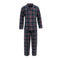 Fruit of the Loom Men's Flannel Pajama Top and Bottom Pajama Set