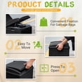 thumbnail image 3 of Devoko 2 PCS All-Weather use Trashbin with Lid, Patio Resin Hideaway Trash Can with Waterproof for Backyard, 3 of 7