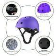 thumbnail image 7 of Yuphony Kids Bike Toddler Helmet Ages 2-8Years Boys Girls Multi-Sport Children Helmets Adjustable Cycling for Football Roller Skating Scooter Purple, 7 of 7