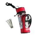 thumbnail image 1 of Eigraketly Bolsa de accesorios de Golf resistente al desgaste de PVC, bolsa de Golf multifuncional duradera y duradera, almacenamiento de Golf Golf rojo, 1 of 1
