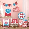 thumbnail image 5 of Fdelink Tray Decoration Valentine'S Day Layered Pallet Decoration Cute Valentine'S Day Decorative Enthusiasts Birds Love 1Set Wedding Anniversary Commemorative Party Supplie Tray Ornament (Pink), 5 of 8