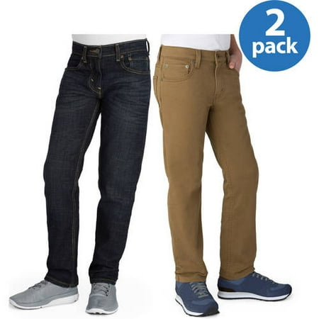 Little Levis - Signature by Levi Strauss & Co. Boys Athletic Jeans 2-Pack Value Bundle