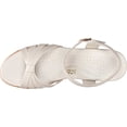 thumbnail image 3 of Women's SAS Strippy Quarter Strap Wedge Sandal Bone Patent Leather 8 N, 3 of 3