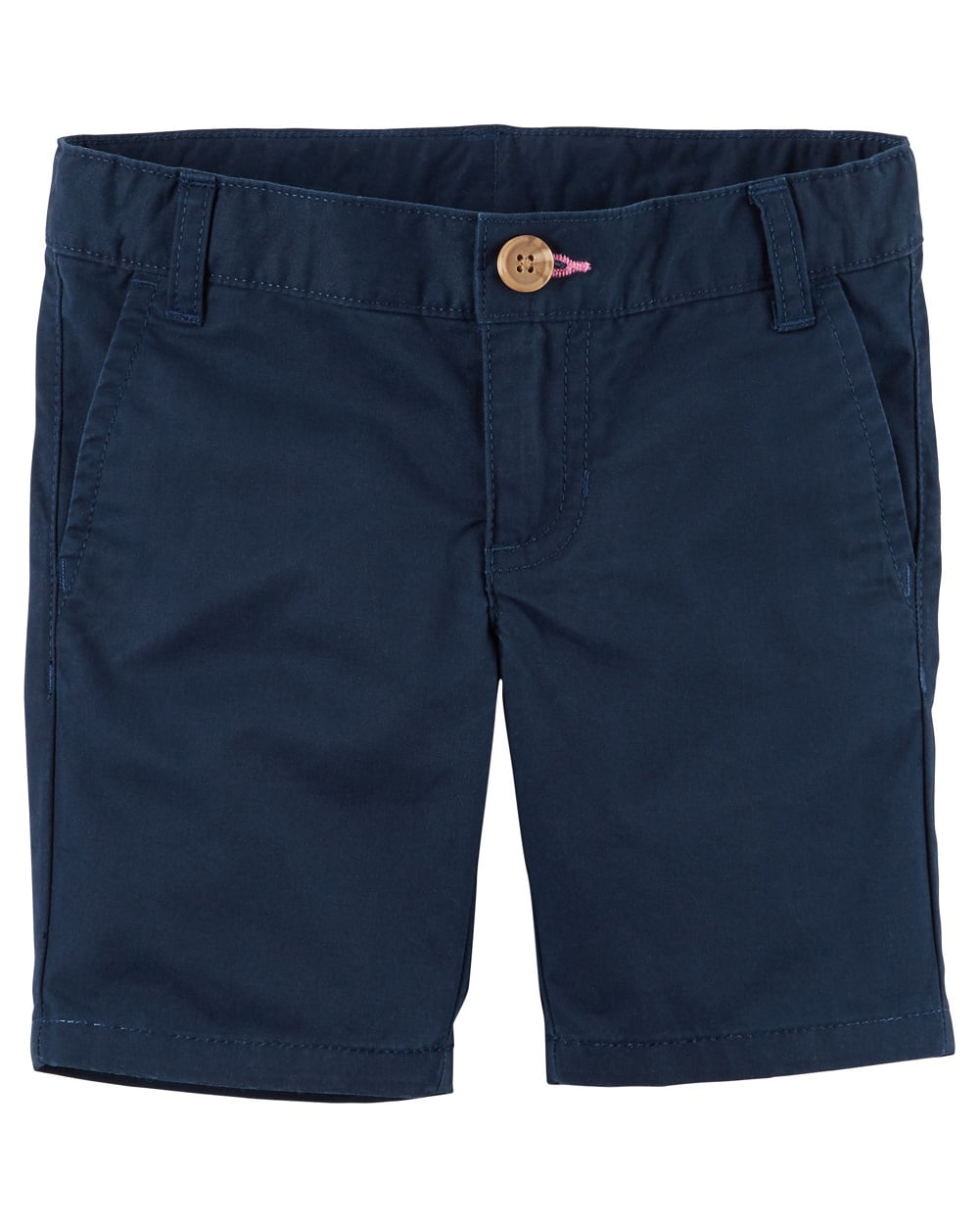 4 Kids Carters Little Girls Flap Pocket Chambray Shorts Shorts Girls