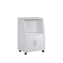 Maykoosh Microwave Cart - Versatile Kitchen Storage Solution with Convenient Wheels and Drawer for Utensils and Small Appliances