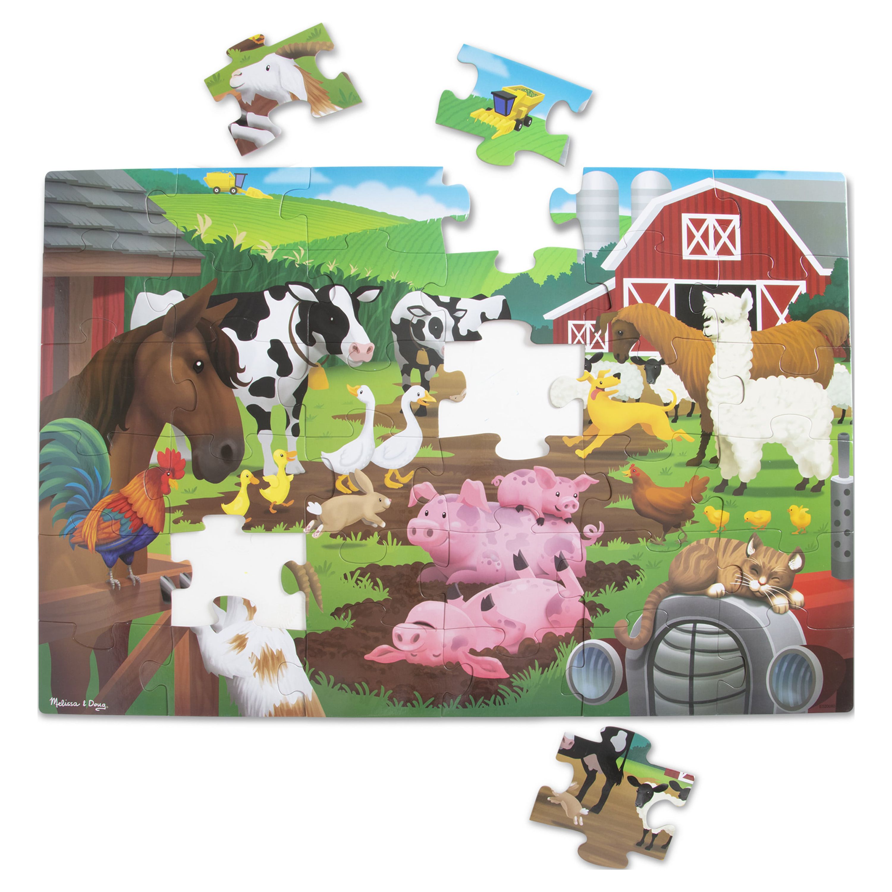 Melissa & Doug Farm Floor Puzzle - 36 Pieces - image 4 of 9
