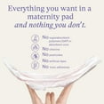 thumbnail image 6 of PurComfy Premium Winged Maternity Peri Pads Clean & Secure Overnight Maxi Postpartum Pads, Extra Heavy Absorbency, Powerful Leak Protection, Extra Long Incontinence Pads for Women After Birth, 48 Ct, 6 of 11