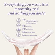 PurComfy Premium Postpartum Pads for Women, Extra Long Heavy After-Birth Incontinence Pads, Maximum Absorbency Leak-Proof Bladder Protection Sensitive Skin Ultra Soft Winged Maternity Pads, 96ct