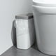 thumbnail image 5 of Inodoro tipo prensa con tapa Inodoro Sala de estar Cubo de basura cosido Cubo de basura domstico con tapa Papelera Cubo de basura, 5 of 6