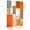 Orange, variant on Canvas Wall Art Abstract Gary Orange Paint Canvas Art Print Retro Mottled Oil Painting Retro Pictures Wall Decor for Living Room Bedroom Artwork Decorations Stretched Framed Ready to Hang 16"x24"
