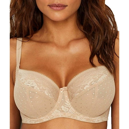 

PANACHE Honey Olivia Multi Part Cup Balconnet Bra US 32E UK 32E NWOT