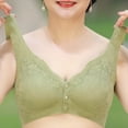 thumbnail image 5 of Stamzod Front Closure Bras for Women V-Neck Embroideried Push Up Bra No Underwire Wireless Push Up Bras, 5 of 8