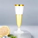 thumbnail image 4 of 25Pcs 150ml Disposable Champagne Flutes Clear Champagne Flutes, 4 of 5