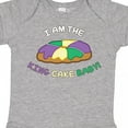 thumbnail image 4 of Inktastic I Am the King Cake Baby Boys or Girls Baby Bodysuit, 4 of 5