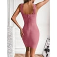 thumbnail image 4 of Halter Bandage Dresses for Women Mini Cocktail Dress Wedding Guest Dresses, 4 of 5