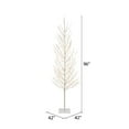 thumbnail image 2 of Vickerman X167181 White LED Flat Base Christmas Tree with Warm White Lights - 8 ft., 2 of 3