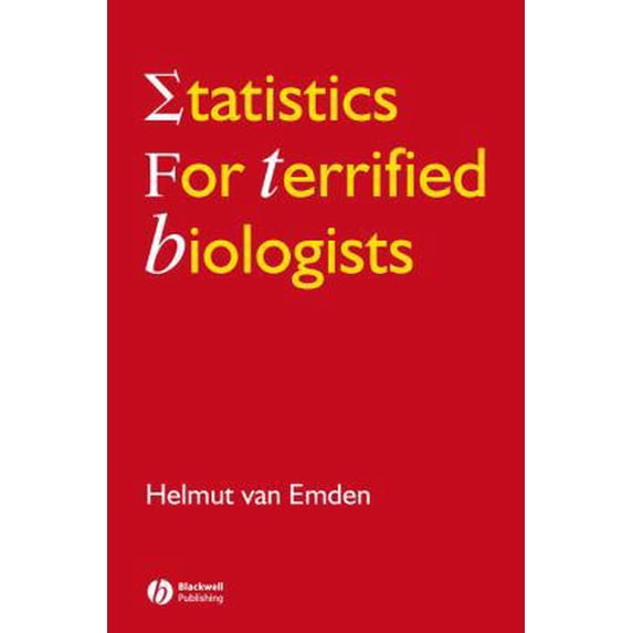 Pre-Owned Statistics for Terrified Biologists (Paperback) 1405149566 9781405149563