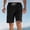 Black, variant on Men’s Shorts with Zipper Pockets – Lightweight and Soft Casual Wear for Lounge, Sleep, Workout Navy M