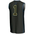 thumbnail image 3 of Male GameDay Greats #1  Black Delaware Fightin' Blue Hens  Lightweight Basketball Jersey, 3 of 4