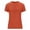 Orange, variant on Women's Slim Fit Crew Neck Short Sleeve Basic T-Shirt, Women’s Summer Fitted Cropped Slim Top, Women's ,Size XS-XL
