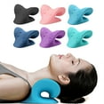 thumbnail image 1 of Étireur de Cou et Épaules Relaxant Oreiller de Massage Dispositif de Traction Chiropratique Cervicale pour Soulagement de la Douleur Alignement de la Colonne Cervicale, 1 of 5