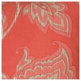 thumbnail image 2 of Rizzy Home Floral 18" x 18" Poly Filled Pillow with Cotton Cover-Coral/Natural, 2 of 2