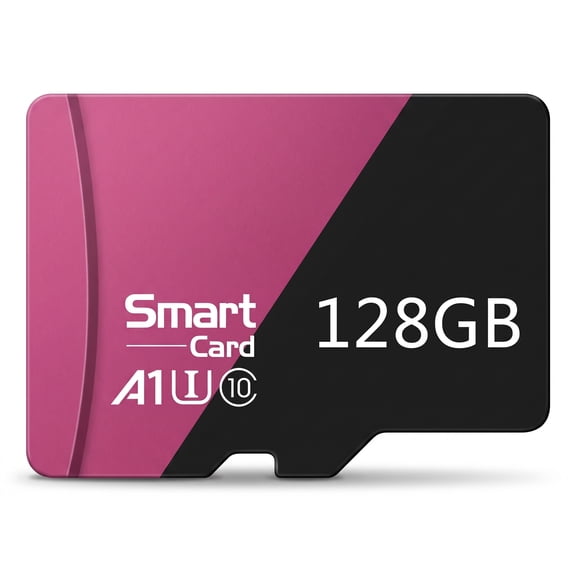 128GB Micro SD Card, UHS-I U1 Class 10 A1 High-Speed MicroSD Memory Card for Smartphones, Tablets, Cameras, Drones, Gaming Devices