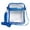 Blue, variant on Clear Crossbody Purse Bag Bulk Stadium Approved 8"x 5.9" PVC Purse Bag with Strap for Travel Stadium Concerts Festival