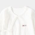 thumbnail image 4 of Gibobby Baby Onesies Comfortable Long Sleeved Crew Neck Bodysuit Color Ribbed 0 3 6 9 12 18 24Months Newborn Jumpsuit Soft Unisex Baby Clothes(0-1 Months,White), 4 of 4