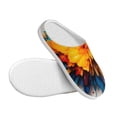 thumbnail image 3 of Lsque Colorful Paint Print Pattern Womens Comfort Cotton on Scuff With Memory Foam and Anti-skid Sole Slipper-35/36, 3 of 7