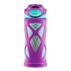 ZULU Echo Kids 12 fl oz Stainless Steel Insulated Water Bottle, Purple/Teal