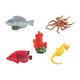 thumbnail image 1 of 6 figuras de criaturas marinas, juguetes del fondo del mar, juguetes de baño. 1604, 1 of 9