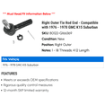 thumbnail image 2 of Right Outer Tie Rod End - Compatible with 1976 - 1978 GMC K15 Suburban 1977, 2 of 2