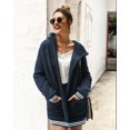 thumbnail image 4 of Veste en Molleton Surdimensionnée pour Femmes Cardigan à Manches Longues Veste Teddy, 4 of 4