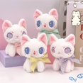 thumbnail image 2 of Kawaii Cat Plush Toys Cartton Stuffed Animals Plush Keychain Pendant for Backpacks Girls Dolls Kids Soft Toys for Children Gifts Gong Bohan LED, 2 of 2