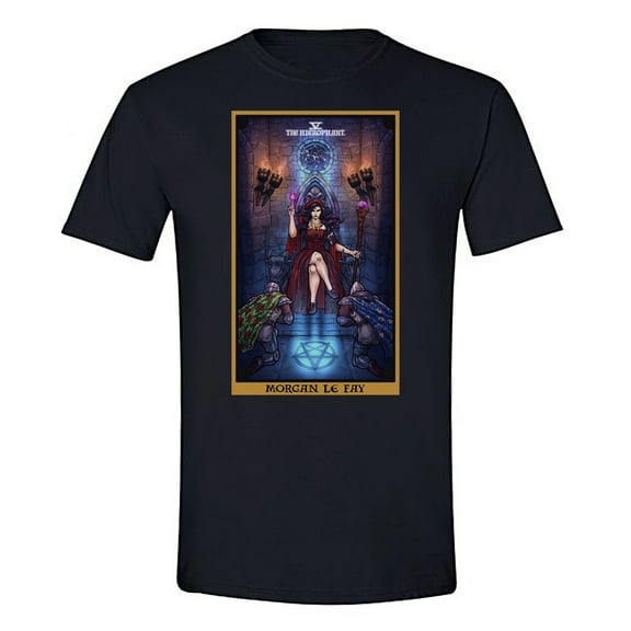 The Ghoulish Garb Morgan Le Fay In The Hierophant Tarot Card Shirt Small