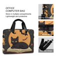 thumbnail image 4 of FORMRS 16" Laptop Sleeve Bag Carrying Case with Handle Travel Shoulder Briefcase, Orange Halloween Cat, 4 of 8