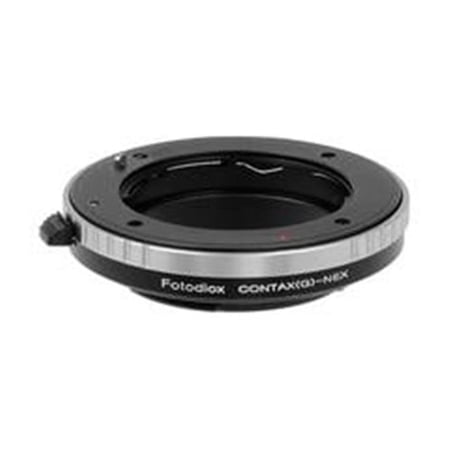UPC: 0812759017938 | Fotodiox CntxG-SnyE Lens Mount Adapter – Contax G SLR Lens To Sony Alpha E-Mount Mirrorless Camera Body with Built-in Focus Control Dial