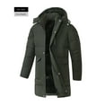 thumbnail image 5 of zfhfof Men's Hooded Puffy Quilted Jacket Winter Warm Long Puffer Coat Windproof Full Zip Thicken Padded Outerwear with Pockets, 5 of 9