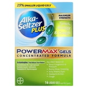 Alka-Seltzer Plus Maximum Strength Severe Sinus, Allergy & Cough PowerMax Gels, 16 Count