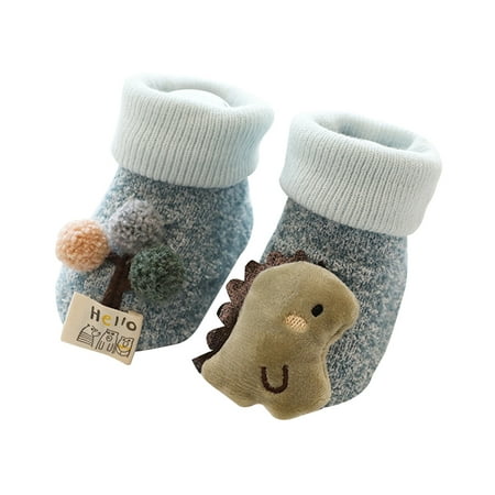 

Winter Coral Fleece Thicken Newborn Baby Socks Toddler Baby Girls Boys Socks Anti Soft Baby Socks Warm Clothes Accessories