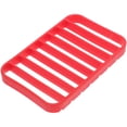 thumbnail image 1 of CIMAXIC Silicone Roasting Rack Kitchen Multipurpose Insulation Non-stick Roast Rack for Oven Pressure Cooker - 27x17.5x2.5cm (Red),10.63"X6.89"X0.98", 1 of 5