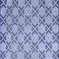 thumbnail image 1 of Ahgly Company Machine Washable Indoor Square Oriental Blue Industrial Area Rugs, 8' Square, 1 of 4
