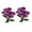 Purple, variant on Artificial Flowers - Household Imitation - 10 Head Artificial Silk Fowers Carnation Bunch Wedding Home Outdoor Size 38Cm Avilable in 7 Colours (2Pc)