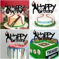 thumbnail image 6 of ULTNICE 5Pcs Sports Birthday Cake Decoration Cake Picks Assorted Color For Indoor Parties, 6 of 8