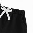 thumbnail image 4 of TOWED22 Infant Baby Boy Summer Play Clothes Short Sleeve Print Tee Shorts Outfit Black,18-24 M, 4 of 6