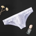 thumbnail image 1 of Comfort Sheer Lace Triangular Briefs for Everyday Wear with Breathable Soft Fabric and Stretch Fit Design for All Seasons, 1 of 3